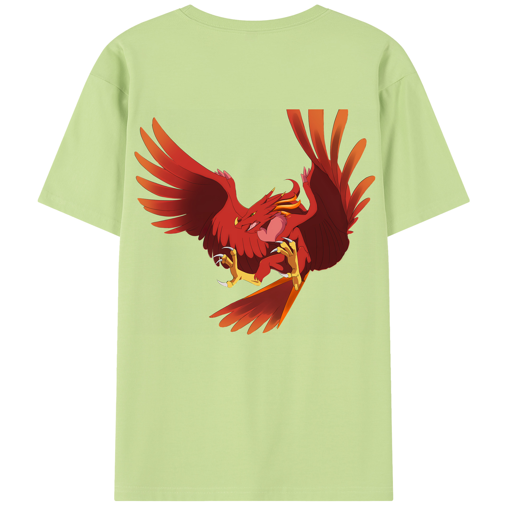 （画像用） Digimon デジタルモンスター/デジモン 綿100％半袖Tシャツ（背面プリント）